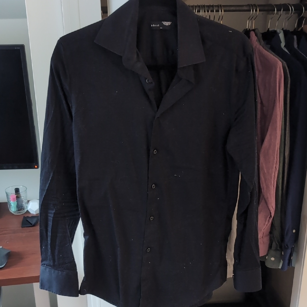 Classic Black Dress Shirt